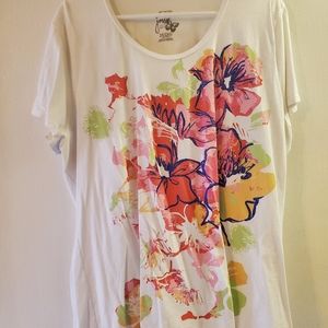 Flowered t-shirt